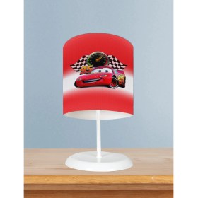 Resim Mekta Home Bebek ve Çocuk Odası Mcqueen Desenli Abajur 