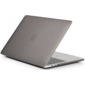 Resim Macbook Uyumlu 13.3’ Air M1 Zore MSoft Mat Kapak-Gri Gri 