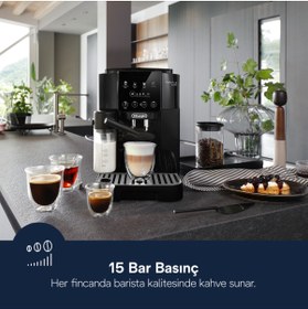 Resim DELONGHİ MAGNIFICA START ECAM220.60.B Tam otomatik Espresso kahve makinesi 