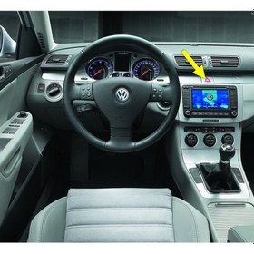 Resim Vw Passat B6 2006-2011 Dörtlü Flaşör Düğmesi Kırmızı Üçgen Ikaz Tuşu 3C0953509A 