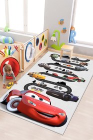 Resim West Home Oyun halısı makinede yıkanabilir kaymaz taban leke tutmaz antibakteriyel çocuk odası halısı 