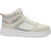 Resim Kinetix Lowner Pu Hı W 5pr Ekru Kadın High Sneaker 