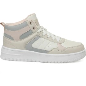 Resim Kinetix Lowner Pu Hı W 5pr Ekru Kadın High Sneaker 