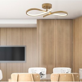 Resim Vetto Eskitme 38 Watt Plafonyer 3 Renkli Ledli Modern Mutfak Bany 