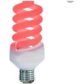 Resim 26W E27 Duy Kırmızı Renk Enerji Tasarruflu Ampul( 5 Veya 10 Adet) 