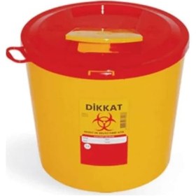 Resim Tıbbi Atık Kutusu - Tıbbi Atık Kovası 5 LT 5 Adet 