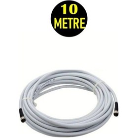 Resim Usin Tekli Çıkış Çanak Uydu LNB + Uydu Kablosu 10 M + F Konnektör 