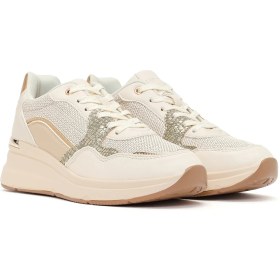 Resim Derimod Kadın Bej Kalın Tabanlı Sneaker 26PFE457814 