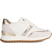 Resim Geox Kadın Beyaz Desya Kalın Tabanlı Deri Sneaker D3500a08522c1352 