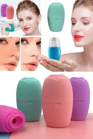 Resim Munico Silikon buz yüz masajı kontur ve gözenekleri küçültmek, koyu halkaları kaldırmak, gözler için masaj 