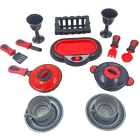 Resim 16 Parça Oyuncak Mutfak Seti İle Çocuklarınızın Mutfak Hayallerin 