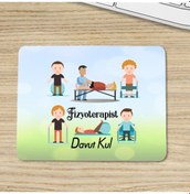 Resim Fizyoterapiste Özel Isimli Mouse Pad 