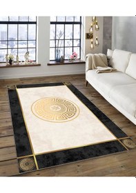 Resim Dijidekor Işıltı Koleksiyonu Model127 Süngerli Dijital Baskılı Saçaksız Mutfak Halısı Yolluk 