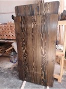 Resim EMEL AHŞAP Doğal Masif Ahşap Kütük Masa Üstü Tablası 160*80 cm 