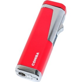 Resim Cohiba 3 Torch Pürmüz Delicili Kırmızı Metal Puro Çakmağı 