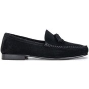 Resim D.leporı Erkek Hakiki Deri Siyah Süet Loafer Ayakkabı 1018 06 Erk Ayk Y24 Nero Suede Çok Renkli 