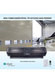Resim Niva Turbo Endüstriyel Isıtıcısız 100 Cm Hava Perdesi 