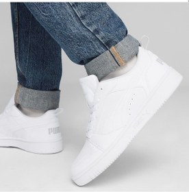 Resim Puma Rebound V6 Low Erkek Beyaz Sneaker 39232803 Beyaz 