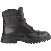 Resim MARCOMEN 19725 SIYAH DERI BOT 