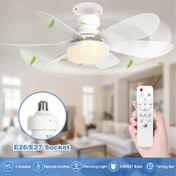 Resim XBATE 20.5/16.5 İnç Akıllı Tavan Fanı Işık Kombinasyonu Uzaktan Kumanda ile - 40W/30W Ayarlanabilir LED, 3 Hızlı Sessiz Fan, E26 Soket, Garaj, Yatak Odası, Oturma Odası, Mutfak, Dolap, Çatı, Çok Yönlü Oda Aydınlatması, Dayanıklı Aydınlatma Birimi, Ev İyileştirme, Tavan Montajı, Uzaktan Kumanda, Oda Elektrikli Tel, Elektrikli Komponentler, Elektrikli Komponentler, Ana Kart, Pil Olmadan 