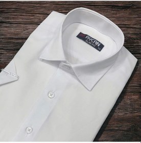 Resim Linen Keten Klasik %100 Cotton Kısa Kollu Terletmeyen Slim-fit Beyaz Gömlek Regular Kalıp -10220 Beyaz 