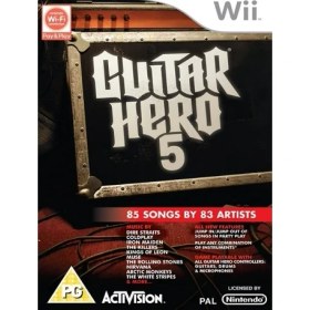 Resim Wii Guitar Hero 5 Oyun 