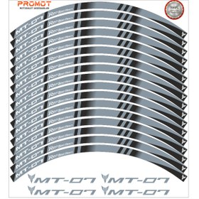 Resim PROMOT YAMAHA MT07 UYUMLU JANT ŞERİDİ Motosiklet Aksesuar Jant Sticker 3 