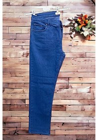 Resim Klasik Kalıp Büyük Beden Kot Pantolon Buz Mavi 