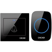 Resim Mufunye Kablosuz Kapı Zili Seti 1 Dış Mekan Kapı Zili + 1 İç Mekan Zil Led'li 4 Seviye Ayarlanabilir Ses 36 