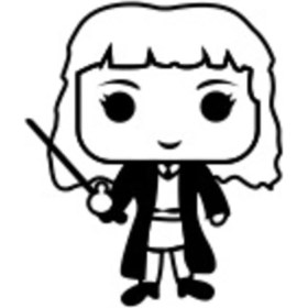 Resim Ne Verelim Size Harry Potter Hermione Sticker 8*10 cm 