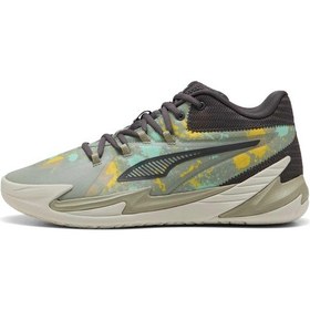 Resim Puma Dagger Poınts In The Paınt Unısex Basketbol Ayakkabısı 312168 01 Yeşil 