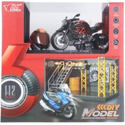 Resim NW NessiWorld 1/12 Motosiklet Gustav PB 3R Sesli ve Işıklı 