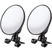 Resim Sones 2 Adet Araba Küçük Boy Dikiz Aynası Kör Nokta Yan Yardımcısı Ayna Siyah 