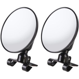 Resim Sones 2 Adet Araba Küçük Boy Dikiz Aynası Kör Nokta Yan Yardımcısı Ayna Siyah 