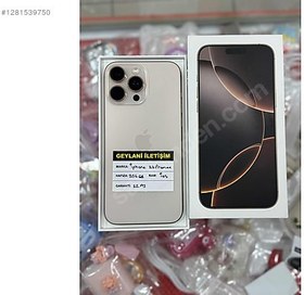 Resim Apple iPhone 16 Pro Max İkinci El TR | 256 GB | Çöl Titanyum 