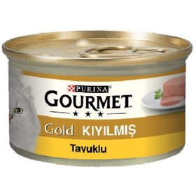 Resim Gourmet Gold Kıyılmış Ton Balıklı Yetişkin Kedi Konserve Yaş Maması 85 gr 