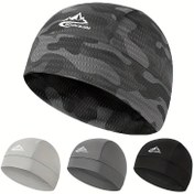 Resim Hızlı Kuruyan Bisiklet Bone Soğutucu Başlık Astarı Açık Hava Bisiklet Spor Şapkası MTB Erkekler Ve Kadınlar İçin Koşu Şapkası 