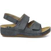 Resim Polaris 166992.z5fx Mavi Kadın Düz Sandalet 000000000101986679 Mavi 