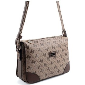 Resim Çapraz Çanta Kadın Silver Polo 784-47854 Sılver Polo M178 Koyu Bej-mat Kahve Bej 