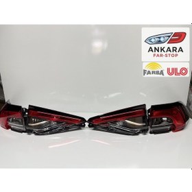 Resim Toyota Corolla 2019-2025 Stop Lambası Sağ - Sol İç Ve Dış Takım Orjinal Farba-ulo-4 Stop Ledsiz 