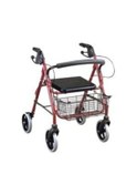 Resim Aluminyum Rolatör Tekerlekli Rollator Yü - Aluminyum Rolatör Tekerlekli Rollator Yürüteç Hasta Yaşlı Yürüteci 