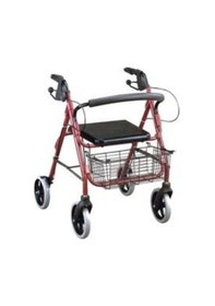 Resim Aluminyum Rolatör Tekerlekli Rollator Yü - Aluminyum Rolatör Tekerlekli Rollator Yürüteç Hasta Yaşlı Yürüteci 
