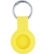 Resim Noktaks - Airtag Uyumlu Silikon Anahtarlık - 01 - Sarı 