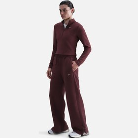 Resim Nike Sportswear Phoenix Plush High-Waisted Wide-Leg Cozy Fleece Kadın Pantolon 