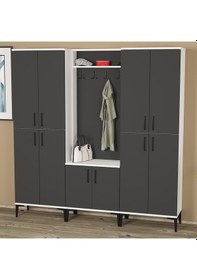 Resim Kalenderdekor1 Kalender Dekor Rose-1-4-4 Rs14 Portmanto Vestiyer Ayakkabılık 