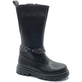 Resim Cool Parlis Kauçuk Taban Çizme Ortopedik Çocuk Bot Siyah 