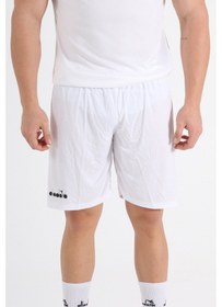 Resim Diadora Düz Beyaz Antrenman - Spor Şort - DDANT-SORT 