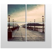 Resim İskele Kanvas Tablo 190x190cm 