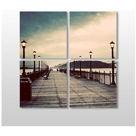 Resim İskele Kanvas Tablo 190x190cm 