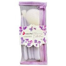 Resim Nascita Flowers Collection 4 lü Makyaj Fırça Seti Mor 